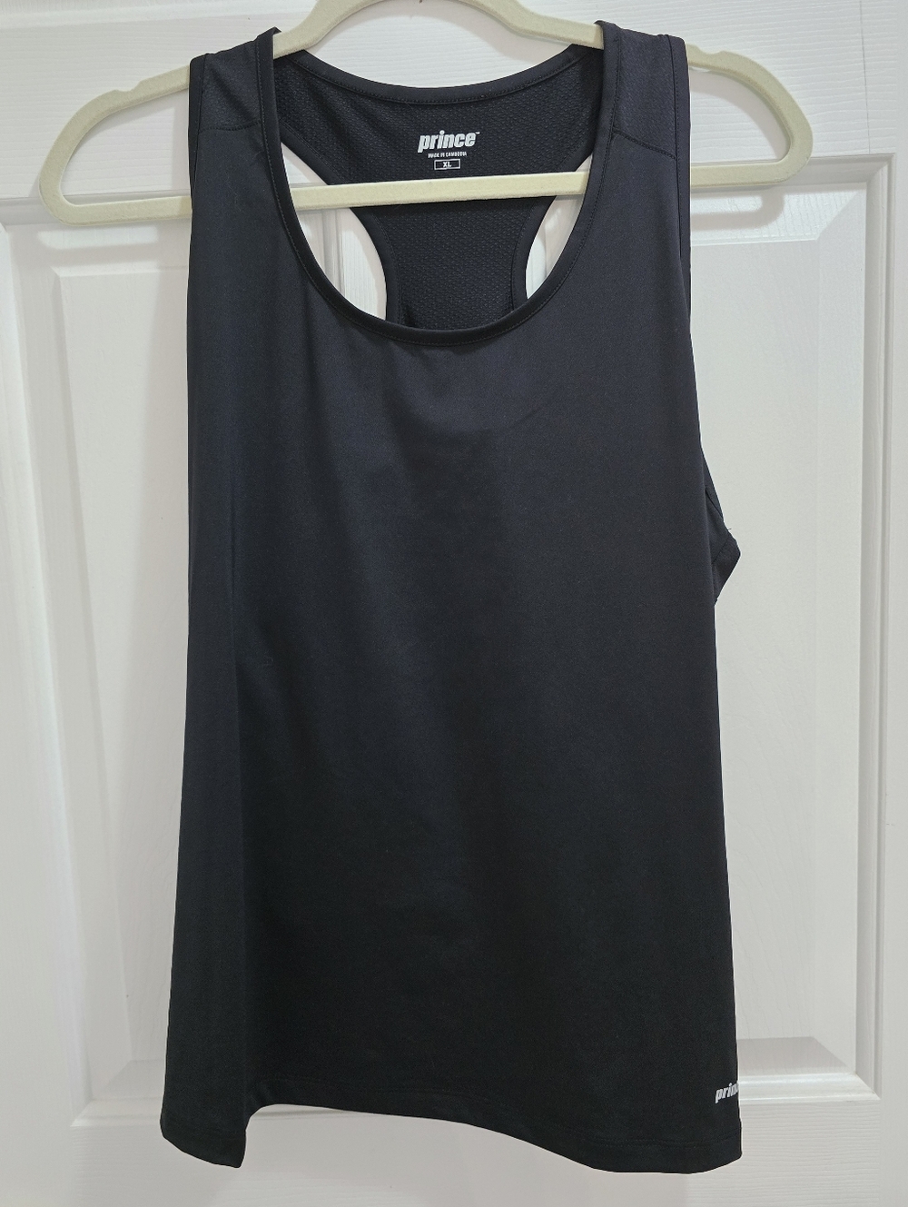 Prince Black Racerback Athletic Tennis Tank